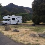 Camping in den Bergen von Malibu