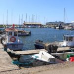 Blick auf den Ringkøbing Hafen