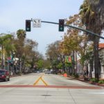 Durch die Strassen in Santa Barbara