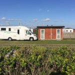 Wohnmobilstellplatz mit privatem Bad auf dem Sondervig Camping