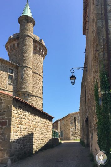 Am Château de Virieu in Pelussin