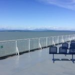 An Deck der Fähre von Vancouver Island Richtung Vancouver