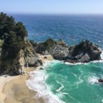 Postkartenmotiv die McWay Falls im Julia Pfeiffer Burns State Park