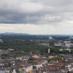 Blick bis zum Siebengebirge vom LVR Turm Köln