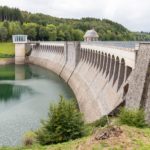 Blick auf die Listertalsperre auf der Wohnmobiltour durchs Sauerland