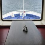 Sitzbank auf der Stena Fähre ins Baltikum