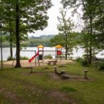 Spielplatz am Campen am Damm am Sorpesee