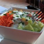Salat in der Diemelsteighütte im Sauerland