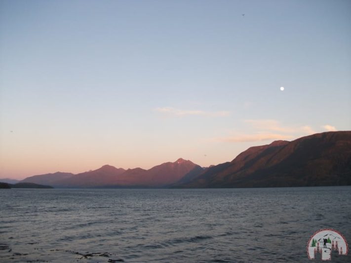 Sonnenuntergang beim Kayak Abenteuer in Telegraph Cove