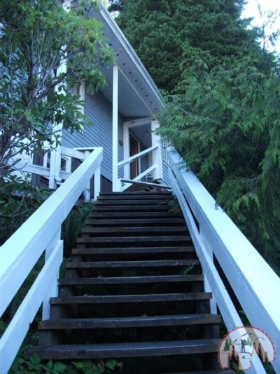 Übernachtung im Telegraph Cove Resort auf Vancouver Island