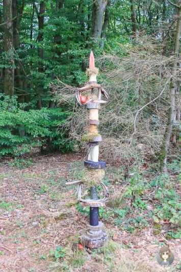 Wegweiser auf der KuLTour im Sauerland