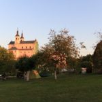 Abendlicher Blick auf das Kloster in Wigry Polen
