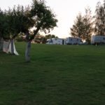 Blick auf den Campingplatz U Haliny in Polen