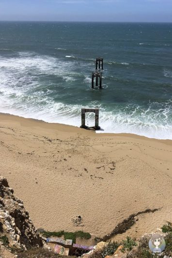 Der Davenport Pier an der USA Westküste