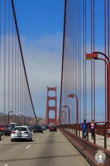 Fahrt über die Golden Gate Bridge