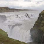 Naturgewalt Gullfoss Goldener Wasserfalls in Island