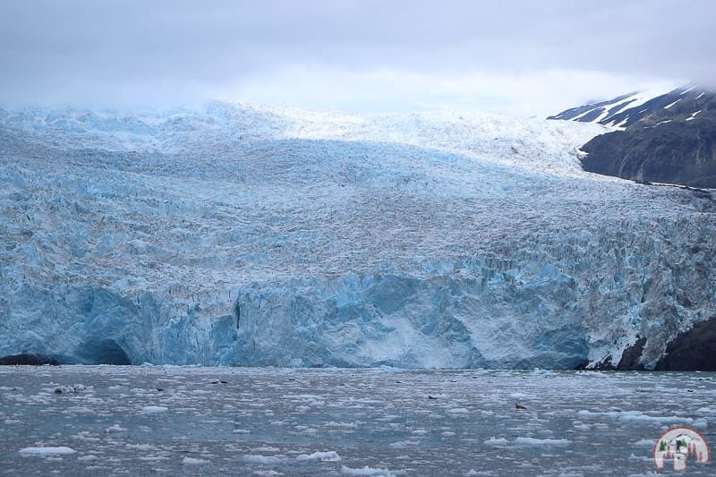 Der Holgate Gletscher nahe Seward in Alaska