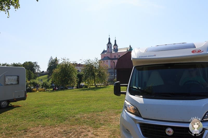 Camping mit Ausblick in Wigry Polen