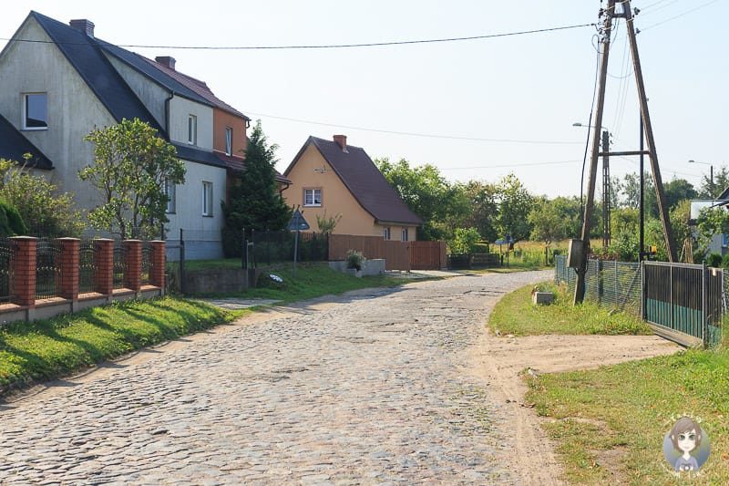 Teils sehr schlechte Strassen in Polen