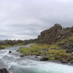 Fluss am Öxarárfoss am Golden Circle Island