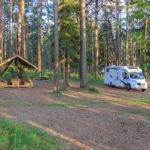Camping auf einem RMK Platz in Estland