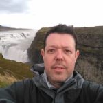 Selfie am Gullfoss Wasserfall am Golden Circle in Island