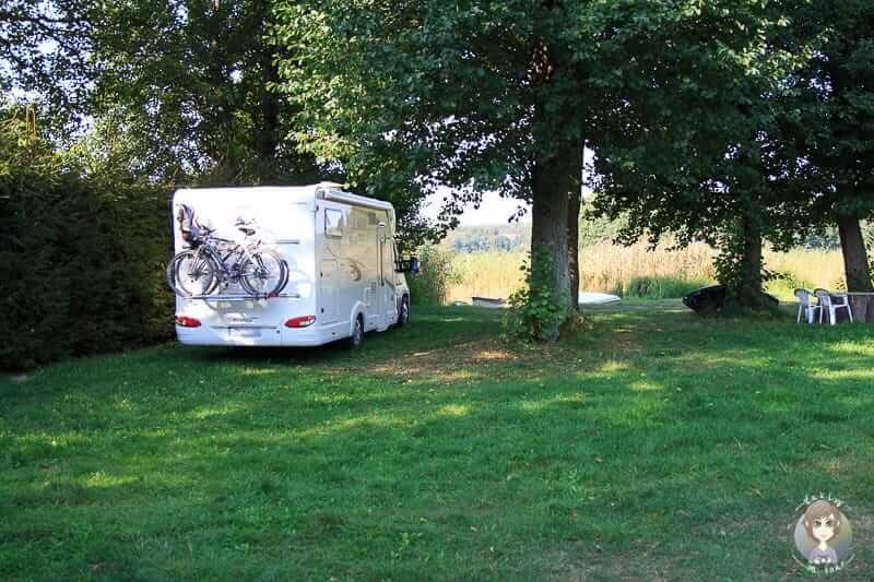 Camping am Haus Isagsee in Polen