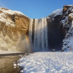 Der Skogafoss im Winte