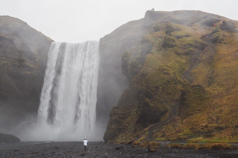 Roadtrip auf dem Golden Circle in Island zum Skogafoss