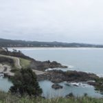 Der Strand und die Bucht am Yaquina Head auf Oregon Roadtrip