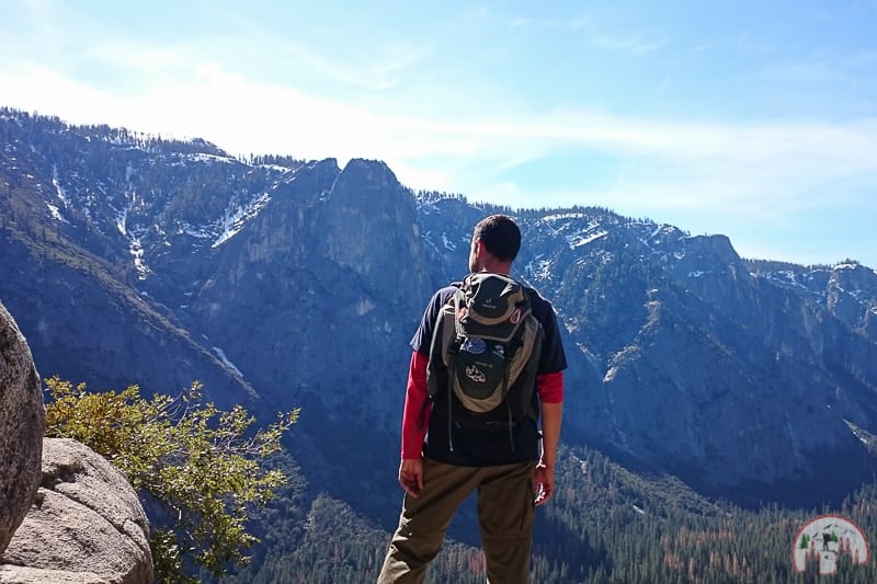 Yosemite Falls Trail im Nationalpark in Kalifornien
