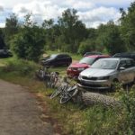 Parkplatz vom Camping Geversduin beim Urlaub in Nordholland