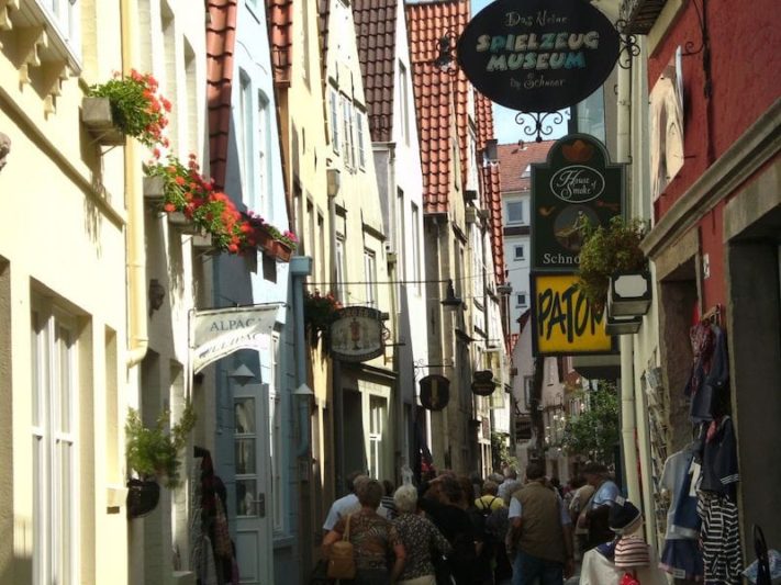 Schnoor Viertel in Bremen eines der Reiseziele Deutschlands