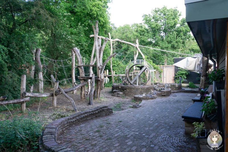 Naturnaher Spielplatz auf dem Camping Geversduin in Nordholland