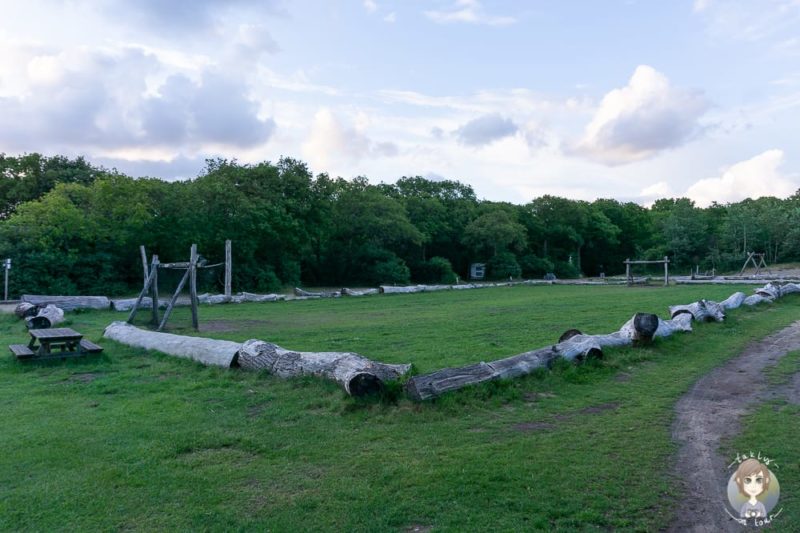 Sportplatz auf dem Camping Geversduin in Nordholland