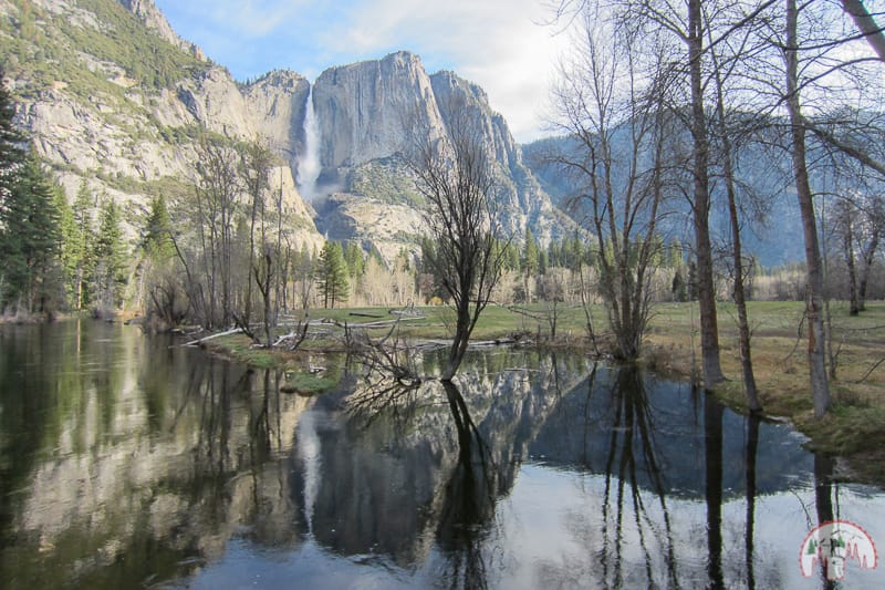 Spiegelung im Yosemite Nationalpark in Kalifornien