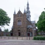 Die Sankt Laurentiuskirche in Heemskerk beim Urlaub in Nordholland