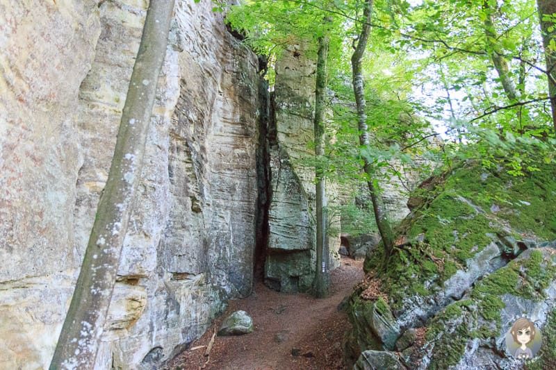 Wanderung durch die Teufelsschlucht mit Kind