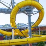 Looping-Wasser-Rutsche im AquaMagis