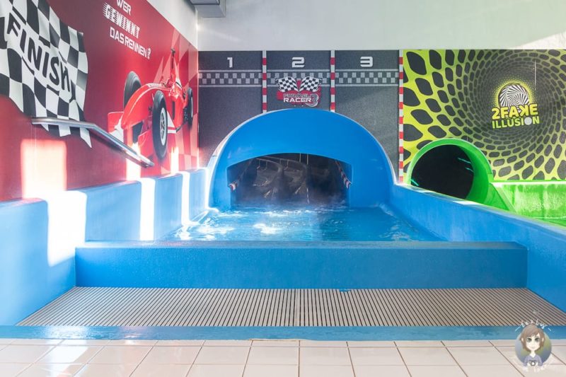 Ausgang von Rutschen im AquaMagis