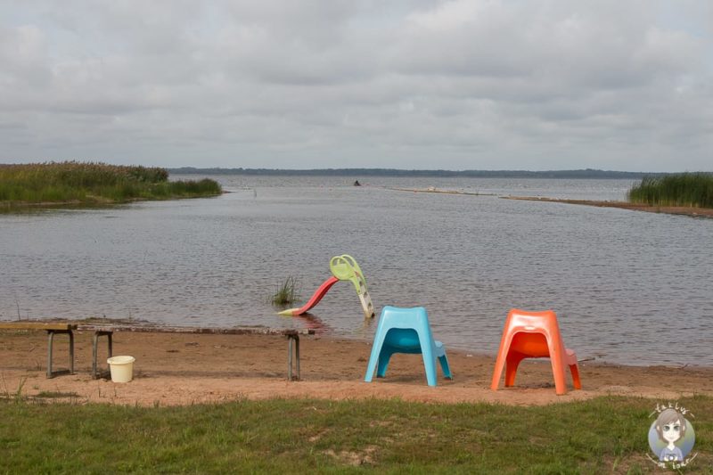 Baltikum mit Kind auf Ezerpriedes Kempings in Lettland