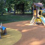 Baltikum mit Kind in der Kinderstadt von Ventspils