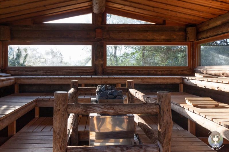 Die Sauna im Beach House vom AquaMagis
