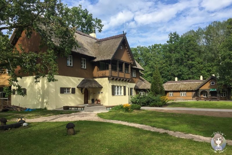 Das Besucherzentrum im Kemeri Nationalpark auf einer Reise durchs Baltikum mit Kind
