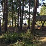 Grillplätze vom RMK Lemme Camping im Baltikum mit Kind