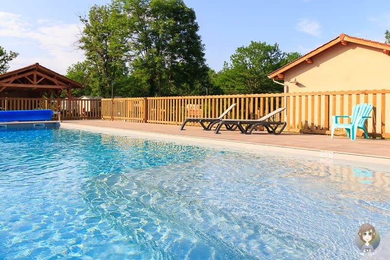 Pool auf dem Camping de l'Aix