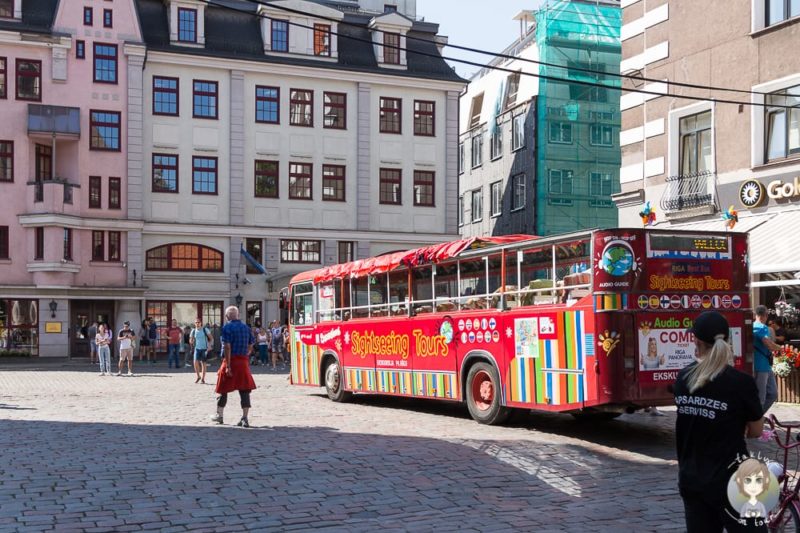Sightseeingtour durch Riga im Baltikum mit Kind