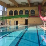 Sprungturm im Sportbecken vom AquaMagis
