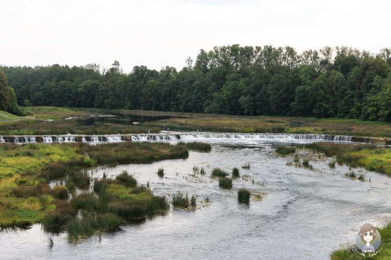 Ventas Rumba in Kuldiga bei Reise durchs Baltikum mit Kind