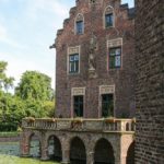 Blick auf das Wasserschloss Paffendorf